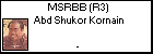 MSRBB (R3) Abd Shukor Kornain