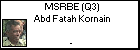 MSRBE (Q3) Abd Fatah Kornain