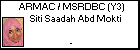ARMAC / MSRDBC (Y3) Siti Saadah Abd Mokti