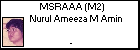 MSRAAA (M2) Nurul Ameeza M Amin