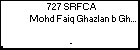 727 SRFCA Mohd Faiq Ghazlan b Ghazali
