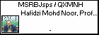 MSRBJsps / QXMNH Hafidzi Mohd Noor, Prof. Dr