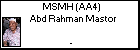 MSMH (AA4) Abd Rahman Mastor