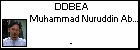 DDBEA Muhammad Nuruddin Abdilla