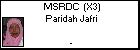 MSRDC  (X3) Paridah Jafri