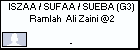 ISZAA / SUFAA / SUEBA (G3) Ramlah  Ali Zaini @2