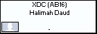 XDC (AB16) Halimah Daud