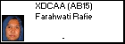 XDCAA (AB15) Farahwati Rafie